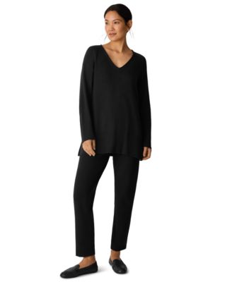 Women's V-Neck Long-Sleeve Sweater