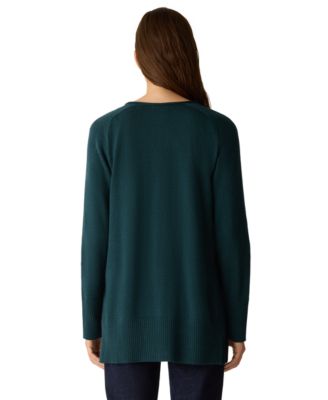 Women's V-Neck Long-Sleeve Sweater