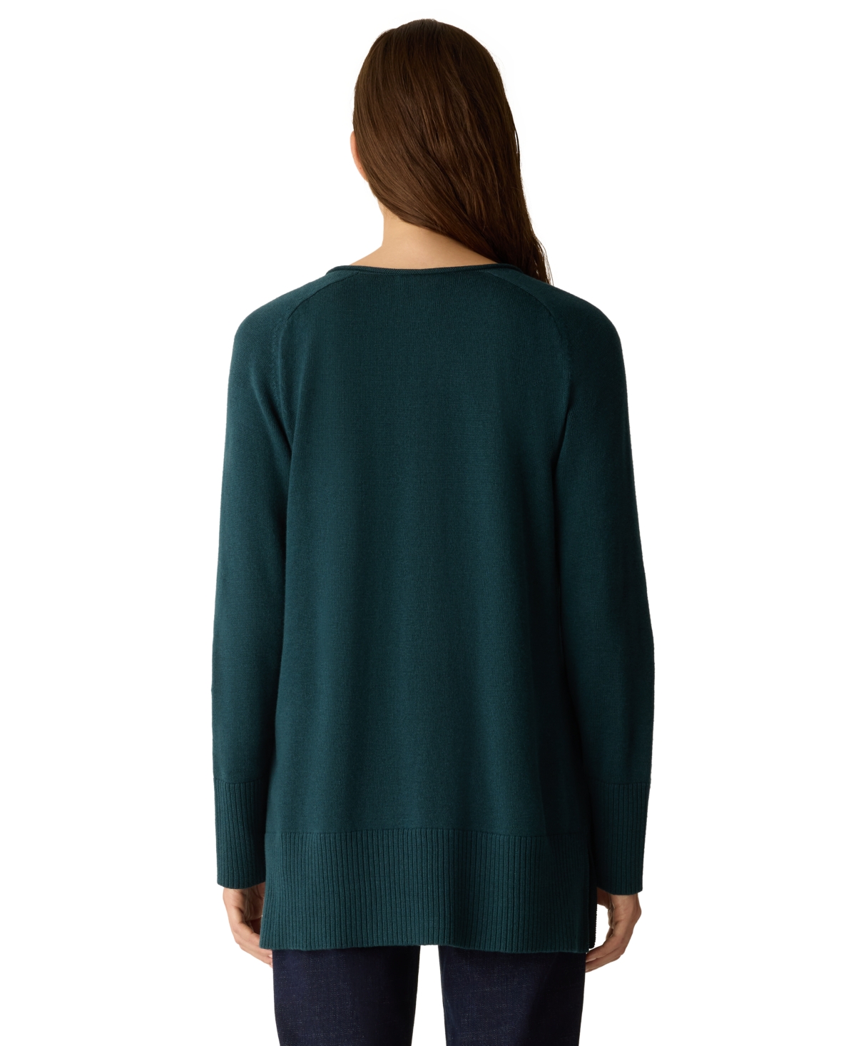 Eileen Fisher Women's V-Neck Long-Sleeve Sweater