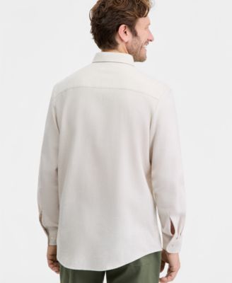 Men's Regular-Fit Flannel Shirt, Created for Macy's