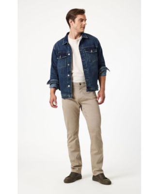 Men's Zach Straight Leg In Sand Casual Twill Pant