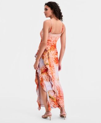 Women's Ruffled Sleeveless Dress, Macy's Exclusive