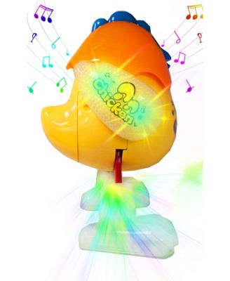 New 10.1" Funny Kids Tablet Octa Core 256GB Bundle with Yellow Kids Defender Case and Smart Chicken Toy Newest Android 15