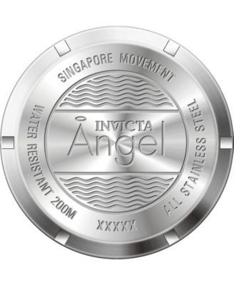 Women's 24616 Angel Quartz 3 Hand White Dial Watch