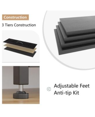 10 Iron+MDF drawer TV cabinet