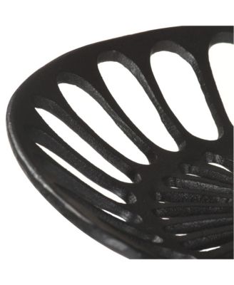 Bar Stool Black Cast Iron Counter Height Adjustable Retro