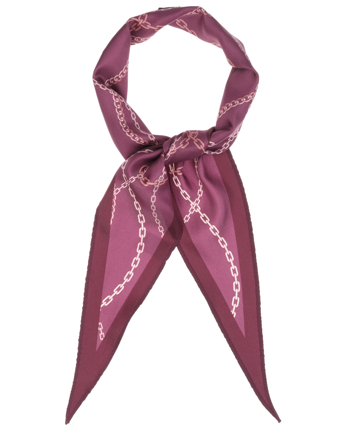 Bespoke Fashion Women's Lucy Link Diamond Scarf In Burgundy