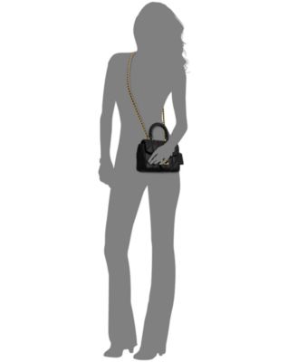 Quilted Tabby Mini Leather Top Handle Bag