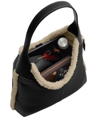 Brooklyn Extra-Large Shearling Trim Shoulder Bag 39