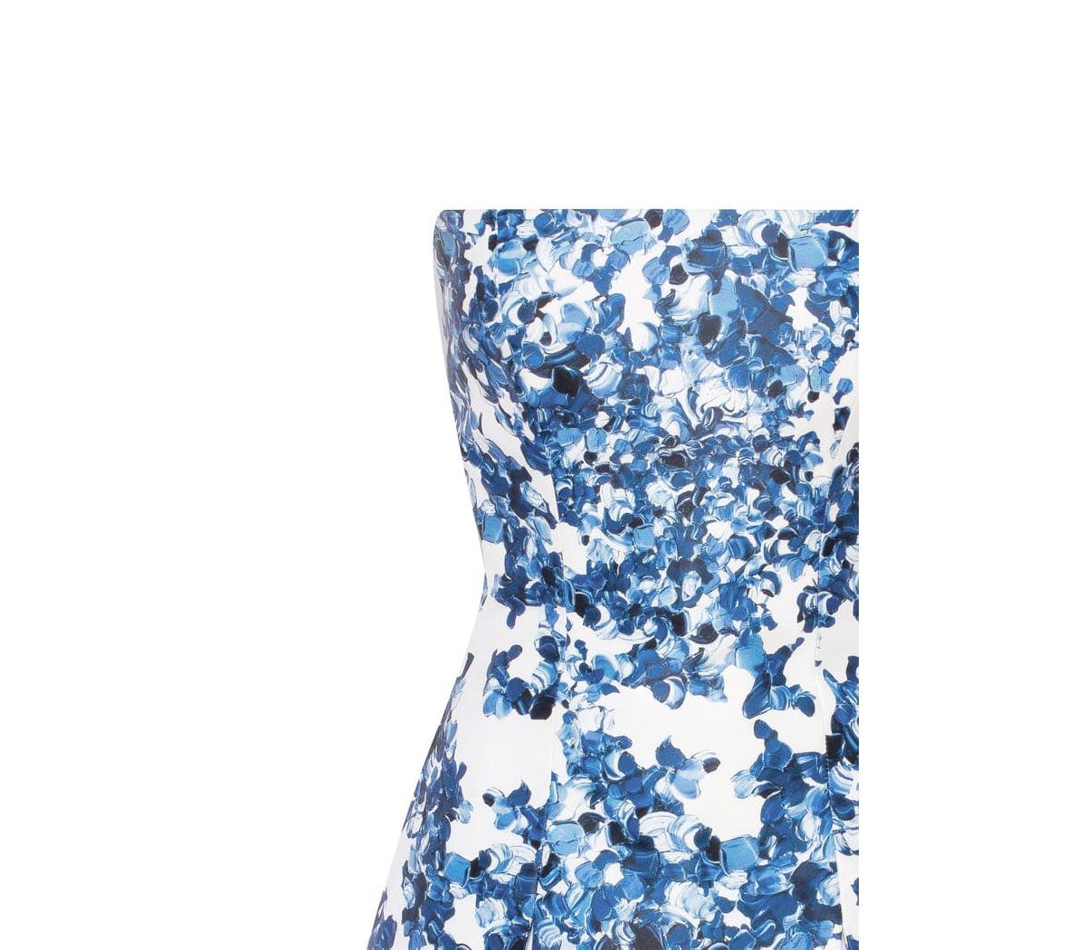 Milla Women's Strapless Mini Dress With Accent Lacing