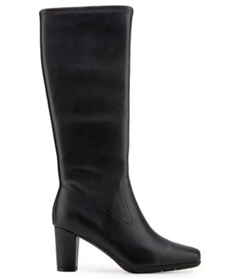 Women's Clover Block Heel Tall Boots