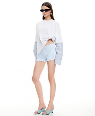 Women's Bottega Crewneck Pull-On Top