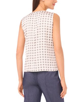 Women's Twist V-Neck Sleeveless Top