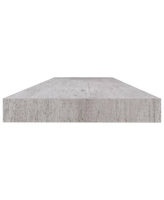 Wall Shelf Concrete grey Honeycomb MDF Wall mounting Wall Shelf