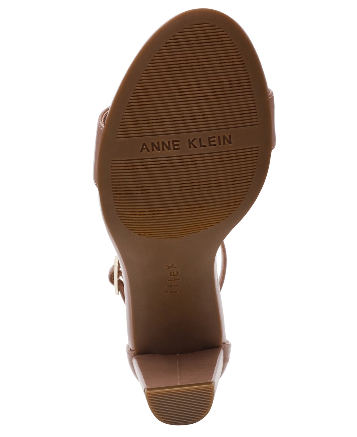 Anne Klein Women's Kourtney Two Piece Block Heel Dress Sandals In Nude