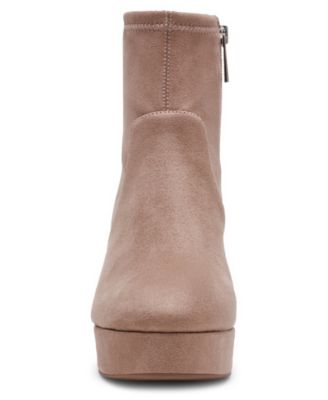 Womens Volt Platform Block Heel Dress Booties