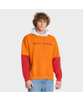 Men's Tan Tampa Bay Buccaneers Helmet Retro Pullover Hoodie