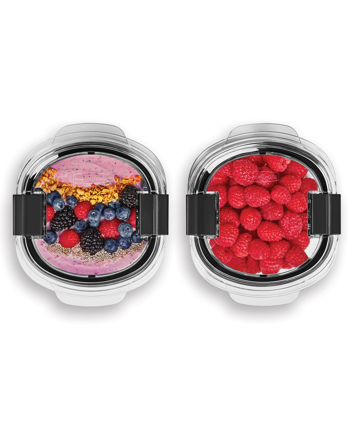 Rubbermaid Brilliance 2.17-Cup Round Leak Proof Food Storage Containers, 2-Pack