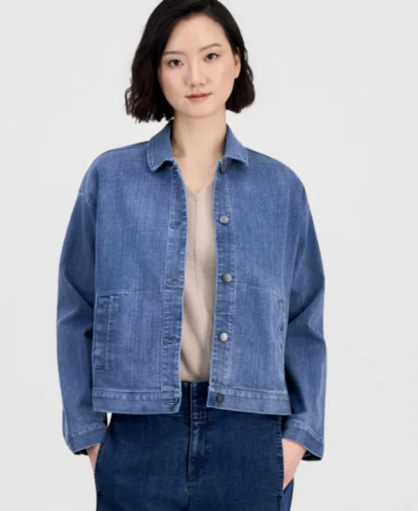 Women's Classic-Collar Denim Jacket, Regular & Petite - Classic Indigo