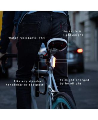 Luci Solar Bike Light Set, White