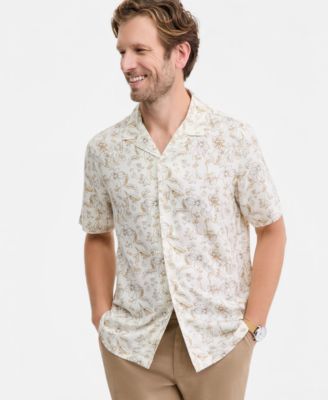 Men's Jack Line Printed Short-Sleeve Shirt, Macy's Exclusive