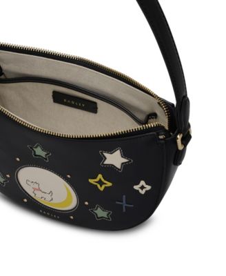 To The Moon Small Zip Top Shoulder Bag