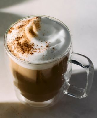 Sorrento Plus Latte Glass Mugs, Set of 2