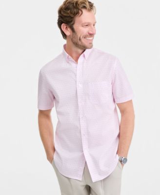 Men's Allday Foulard Poplin Short-Sleeve Shirt
