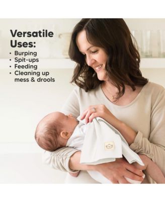 6pk Shea Baby Burp Cloths for Baby Boys and Girls, Burping Cloths for Babies, Newborn