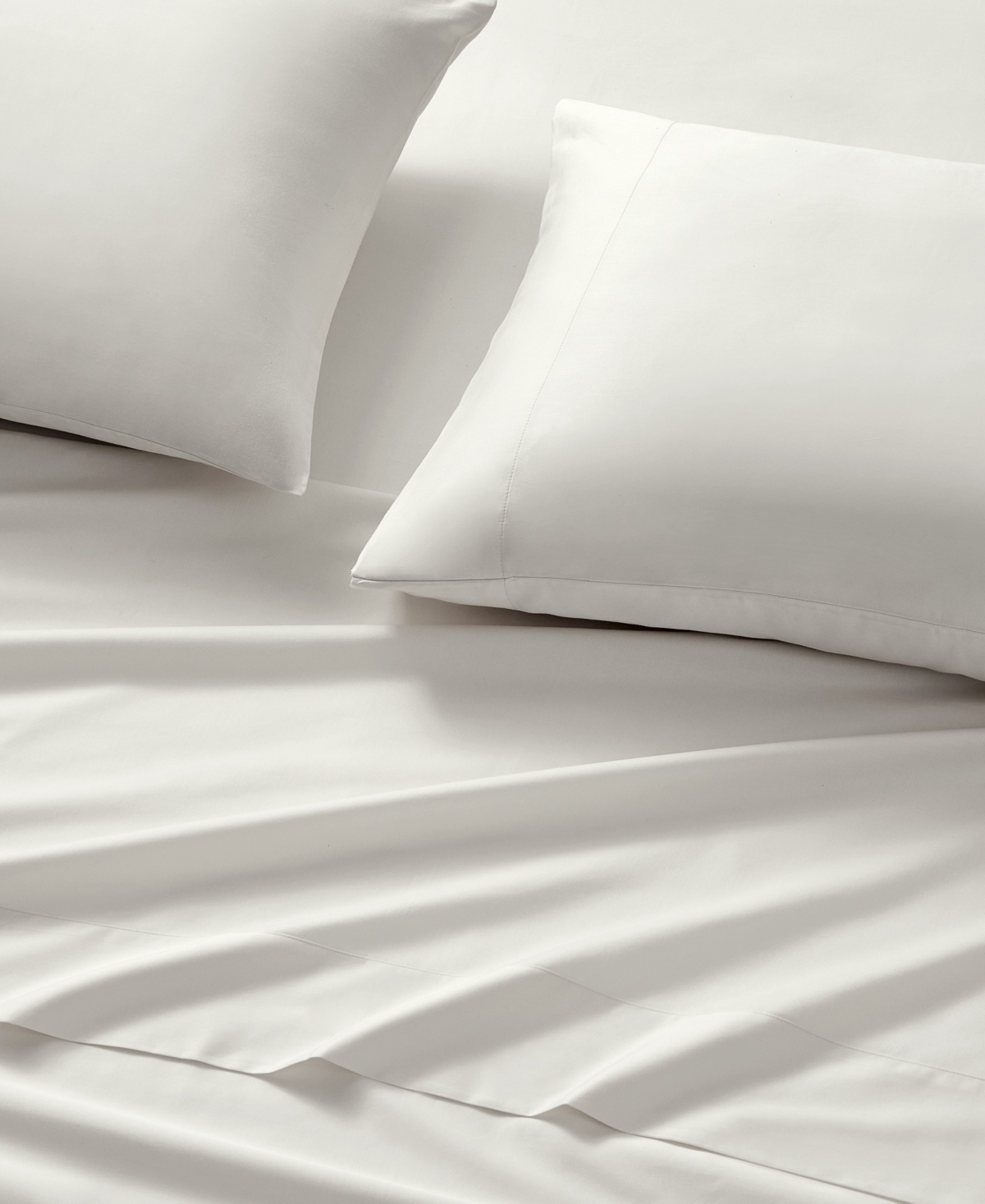 Dkny 425-thread Count Cotton 3-pc. Sheet Set, Queen In White