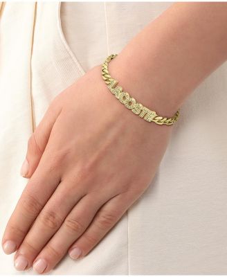 Crystal Gold Tone Bracelet