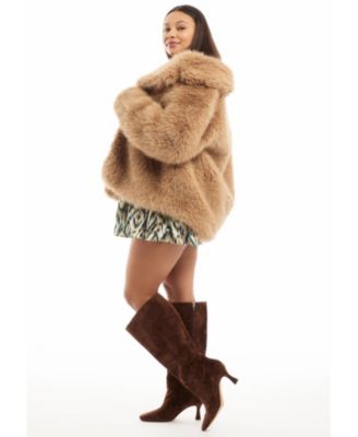 Women's June + Vie Faux Fur Coat