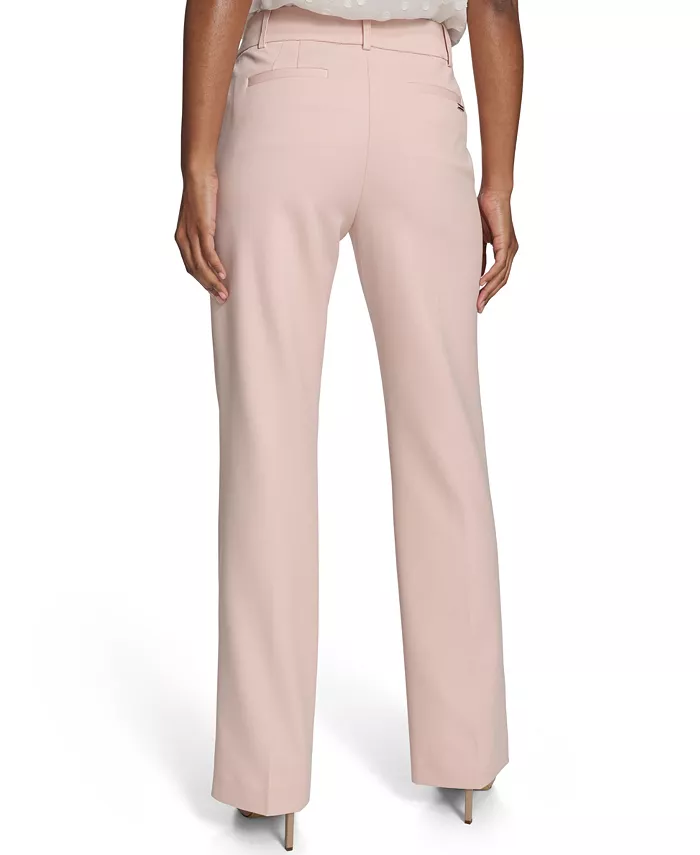 Women's Solid Bootcut Trouser Pants - thumbnail 4