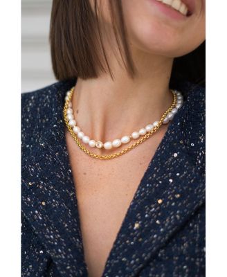 Ella Freshwater Pearl Necklace Set