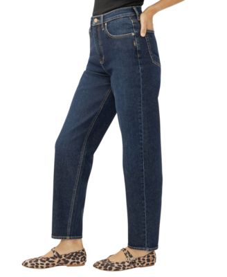 Women's High Rise Slim Barrel Leg Jeans
