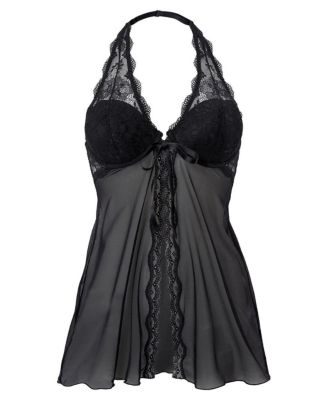 Women's Front Closure Lace Babydoll