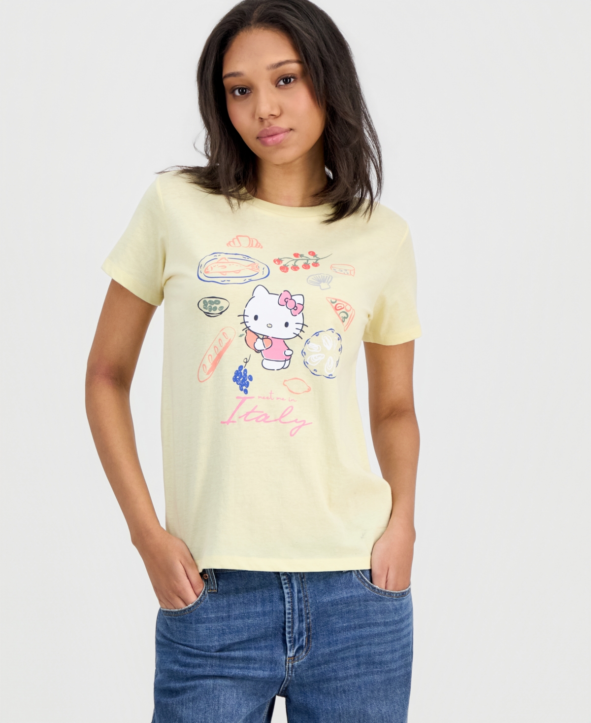 Grayson Threads, The Label Juniors' Hello Kitty Positano T-Shirt