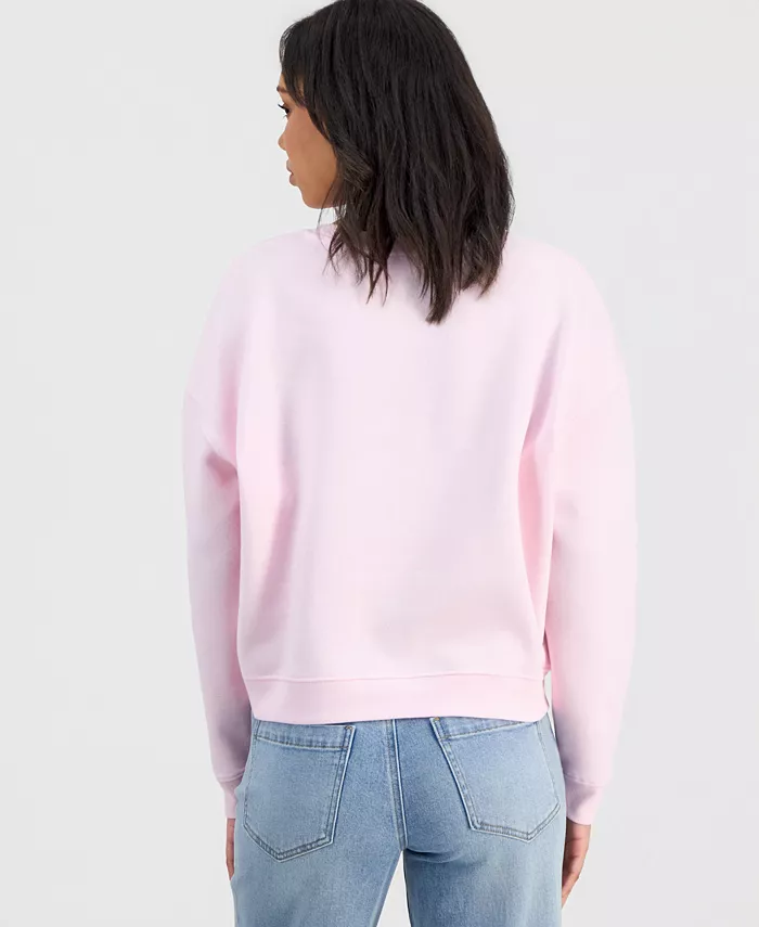 Juniors' Hello Kitty Balloon Valentine's Day Fleece Sweatshirt - thumbnail 4