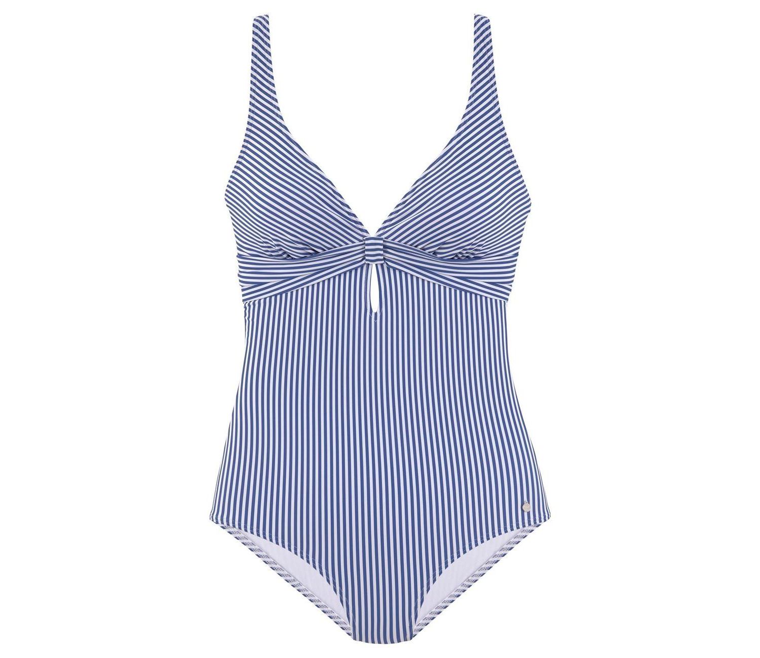 Women's Striped Everyday Comfort One-Piece Swimsuit