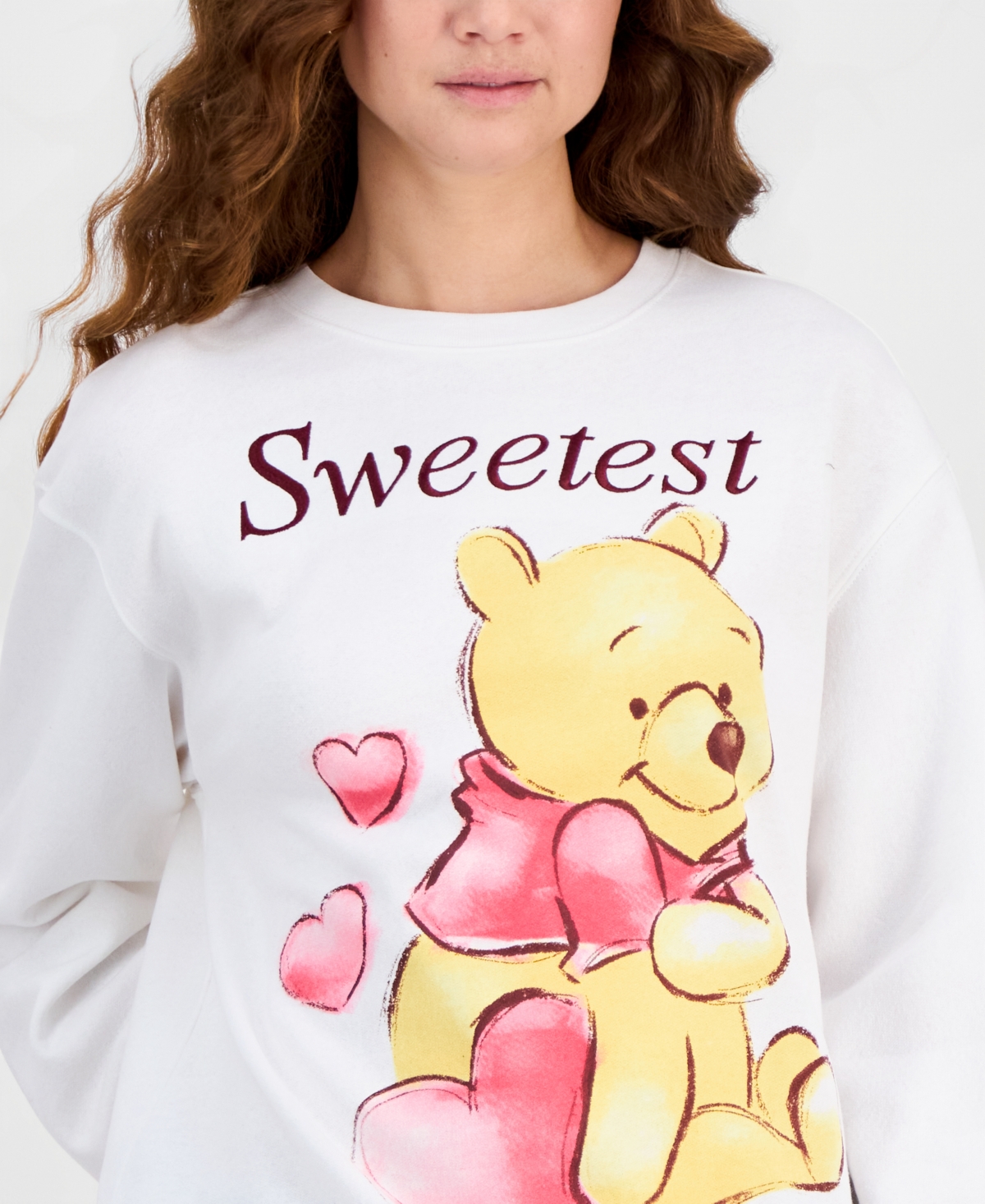 Winnie the Pooh Juniors' Winnie the Pooh Crewneck Sweatshirt