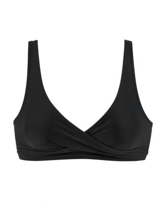 Women's Wrap-Look Triangle Bikini Top
