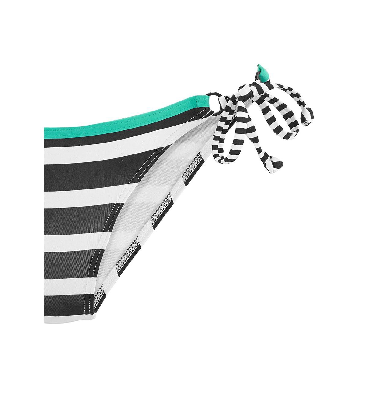 Lascana Women's Striped Cheeky Bikini Swimsuit Bottom