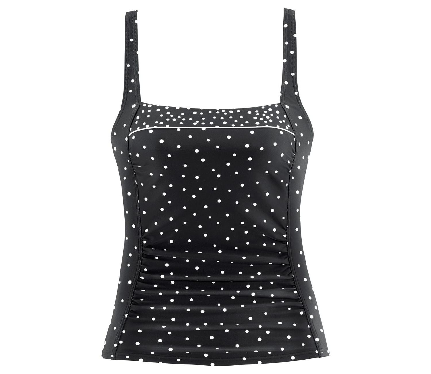 Women's Polka-Dot Print Everyday Comfort Tankini Top