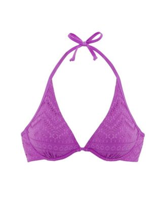 Women's Crochet Underwire Bikini Swimsuit Top Bra Sizing