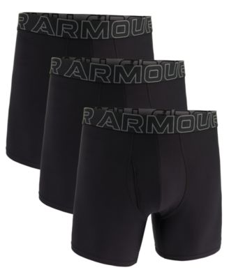 Men's 3-Pack Performance Tech Solid 6" Boxer Briefs