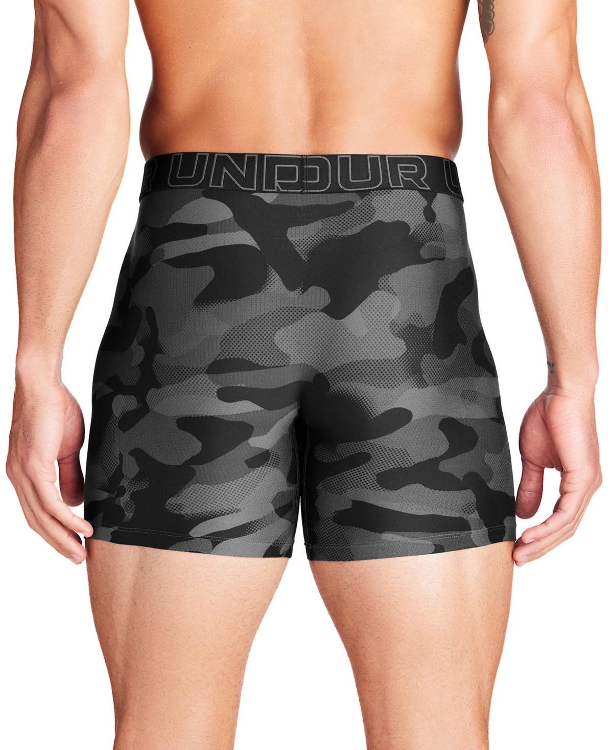 Under Armour Men's 3-Pack Performance Assorted 6" Boxer Briefs