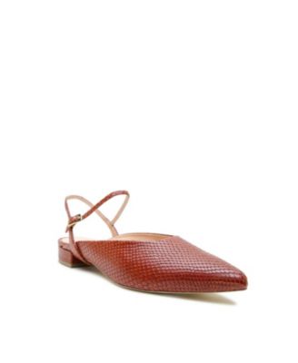 Women's Brown Snake Amal Customizable Point Slide