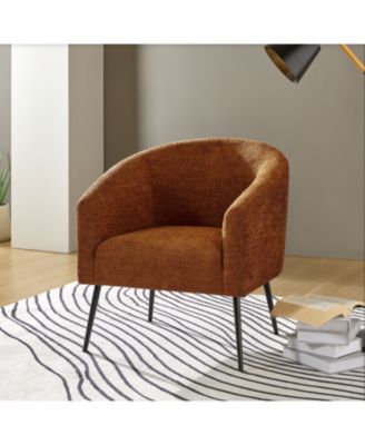 Hal Modern Boucle Armchair with Metal Leg