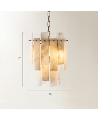 Willa Alabaster Chandelier 13