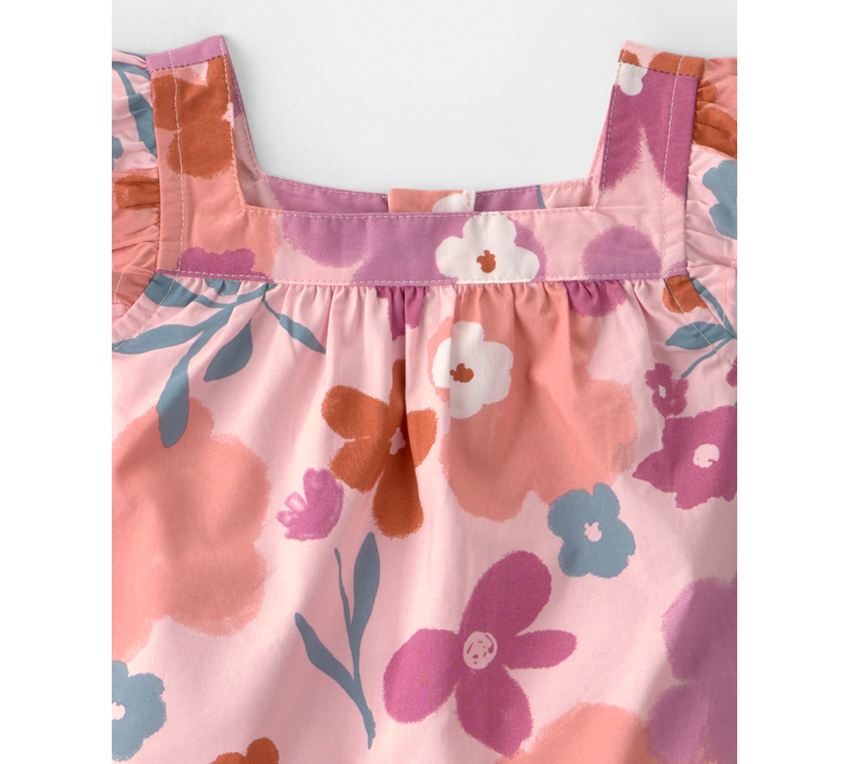 Carter's Baby Girls Floral Print Tank Top, Shorts and Headband, 3-Piece Set
